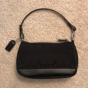 Coach mini signature canvas purse